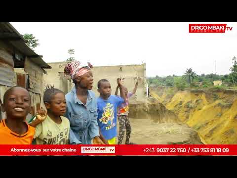 KIMBANSEKE: EROSION NATURAL DISASTER, THE POPULATION ASKS FOR AID FROM THE CONGOLESE STATE