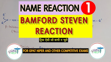 Bamford steven reaction with trick | Trick to remember Bamford steven reaction #gpat2023
