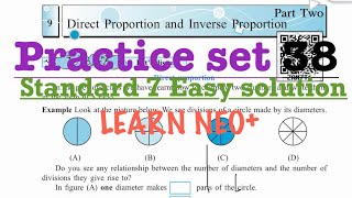 PRACTICE SET 38~Direct proportion and Inverse proportion~std 7~maths~Part 2