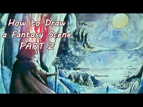 Video: Come Disegnare Una Scena