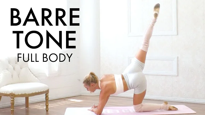 25 MIN Full Body Barre Tone & Sculpt Workout | At-...