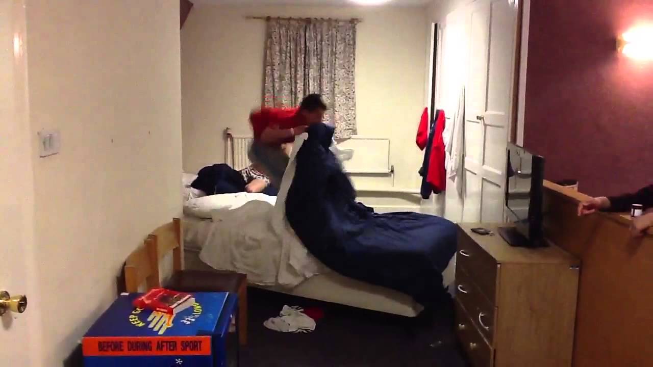 Backflip on bed YouTube