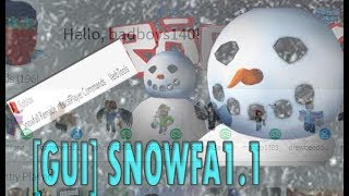 ✔️ [IN-GAME GUI] ✔️ NEW ROBLOX EXPLOIT - SNOWFALL REBORN (WORKING) GUI w/ LOCAL CMDS & VERBHAX ✔️
