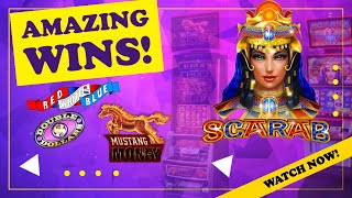 SLOT WINNING 🥳 while budgeting PAYS OFF 🎰 Scarab slot machine plus more! SURPRISE HITS!
