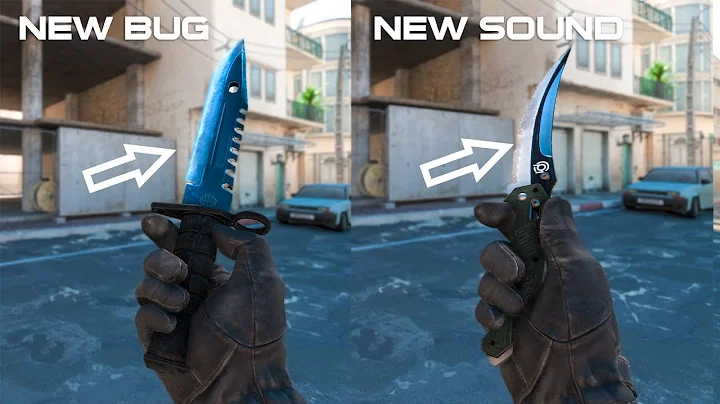 CS2 Flip Knife and M9 Bayonet  - New changes in game Comparison