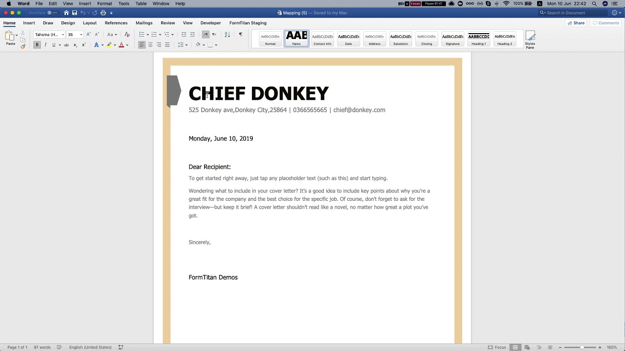 Word Add-in: Edit and Send Word document from Salesforce - YouTube