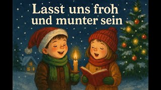 🎶Children's Song Hop Hop🎶 – 🎁⭐ Let's be merry and bright ⭐🎁 | German children's song