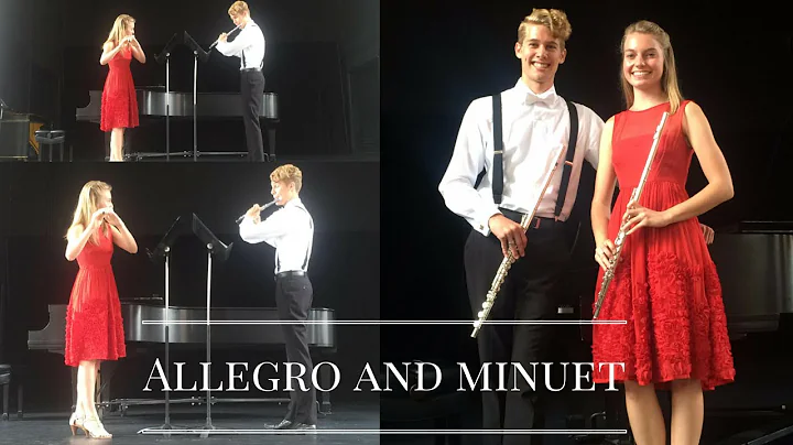 Allegro and Minuet (For 2 Flutes) - L.V. Beethoven...
