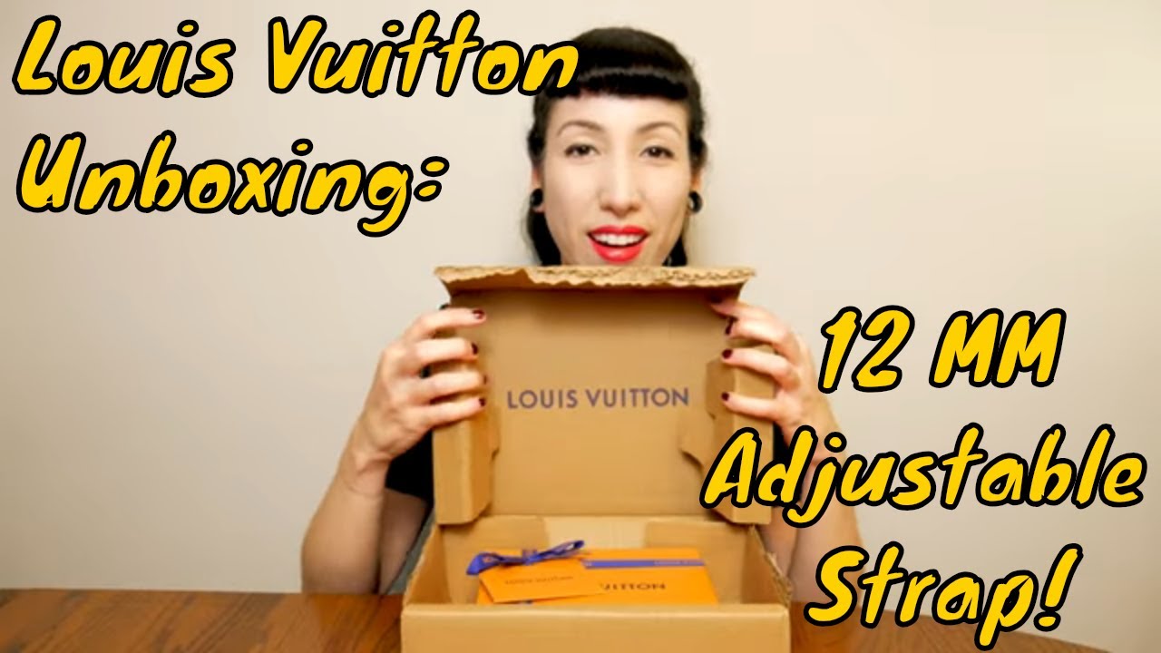 Louis Vuitton Adjustable Should Strap 16mm Monogram (Unboxing) 