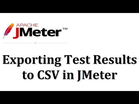 Video: Hvordan gemmer man et resultattræ i JMeter?