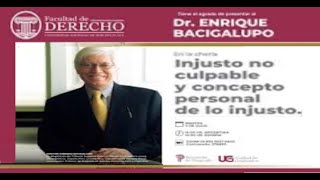 Play video: Conferencia del Maestro Dr Enrique Bacigalupo en la UNDMP