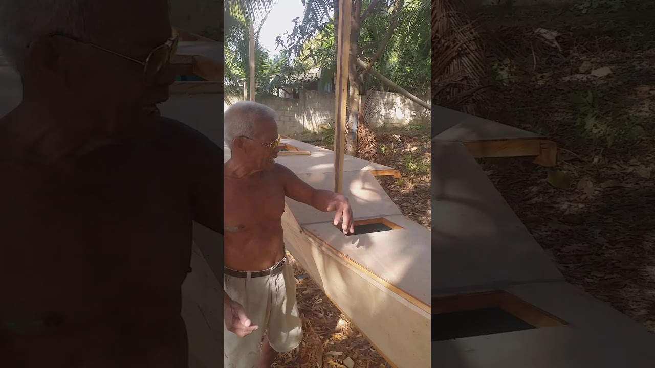 Building my pumpboat here in panggangan island calape bohol philippines