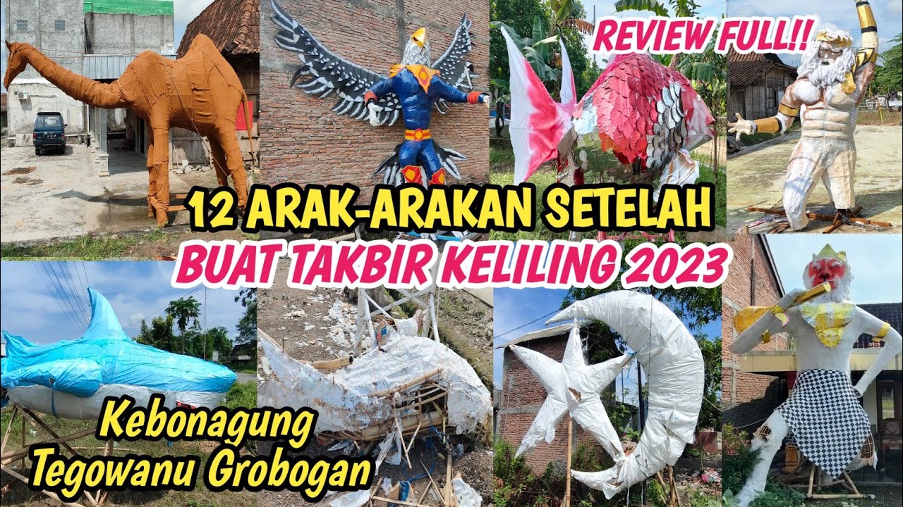 Review Full‼️Seperti Inilah Kondisi Berbagai Macam Arak-arakan Setelah Buat Takbir Keliling 2023