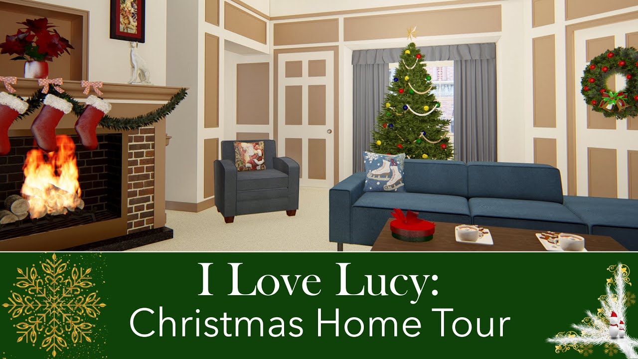 I Love Lucy Christmas Home Tour [CG Tour] YouTube
