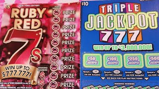 $15 Scratchin' Journey w/ Ruby Red 7's & Triple Jackpot 777's
