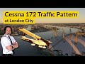 Traffic pattern at london city airport with all checklists explained by captain joe