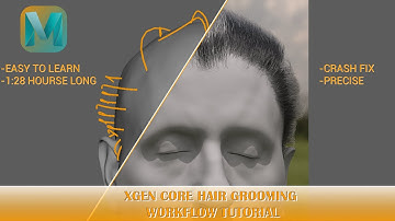 SHORT HAIR XGEN CORE WORKFLOW TUTORIAL