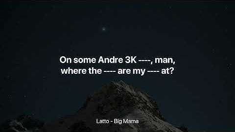 Thumbnail of Latto - Big Mama (Clean Lyrics)