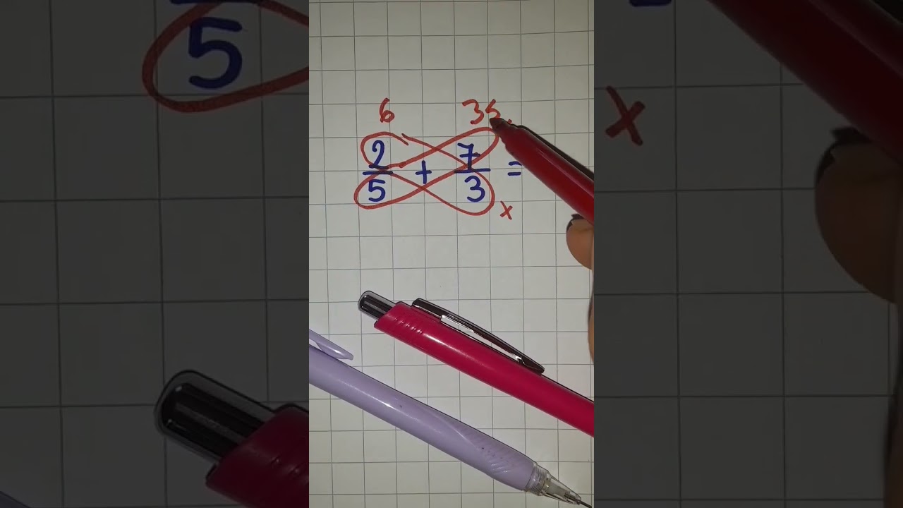 addizione tra frazioni metodo rapido