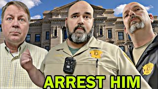 CLERK DEMANDS MY ARREST FOR ASKING QUESTIONS ABOUT FAMOUS CASE!