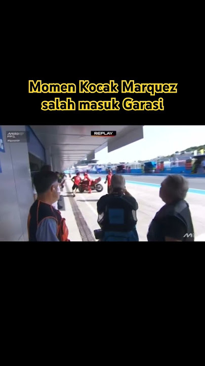 Momen lucu Marquez salah masuk Garasi saat P1 MotoGP Spanyol #marquez #motogp #motogpspanyol