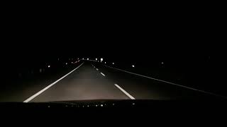 Suasana malam di ruas Tol Ngawi-Wilangan
