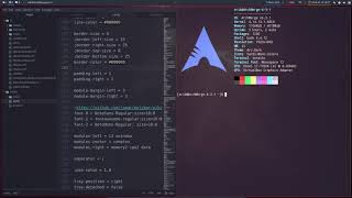 ArchMerge : 172 polybar modules A-Z : compton