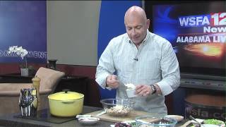 Mark Leslie prepares 2 Chicken Salad recipes on WSFA-12's Alabama Live!