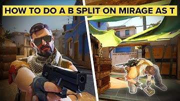 How to Do a B Split on Mirage as T - Lesson by CS2 Coach Hecklerr