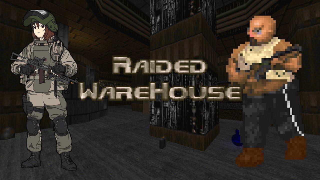 [GZDoom] "Raided WareHouse" + "HardBoiled: Spetsnaz" & "Hell From Earth