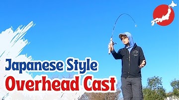 [Overhead Cast] How to cast a baitcaster. [Casting tutorial / Japanese style]