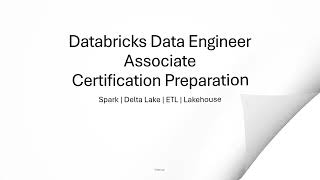 Databricks Data Engineer Associate Exam Experience | Pattern, Difficulty and Preparation Tips