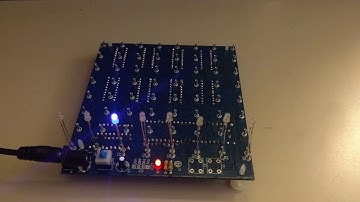 8x8x8 LED Cube Baseboard Complete