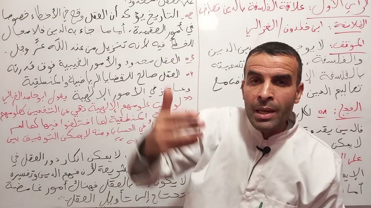 الفلسفة الاسلامية [الجزء 2] علاقة الفلسفة بالدين ( السنة 2 آداب و فلسفة )