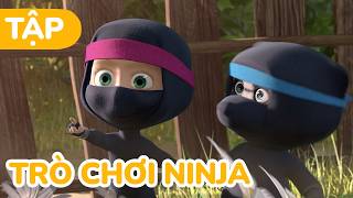 Cô Bé Masha và Chú Gấu Xiếc 🥋 Trò chơi Ninja 🥷🏻 (Tập 51) screenshot 2