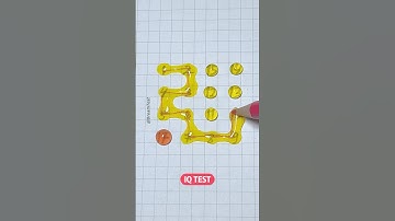 Draw a path in the order of the numbers. #line #colors #funny #maths