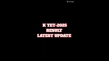 K TET 2025 Result latest update #ktet #ktet_category_2 #tet