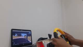 Chơi thử game Dirt Rally với vô lăng chế có phản hồi lực. screenshot 5