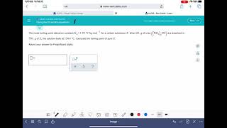 Famous ALEKS: Using Kf and Kb equations Profile