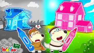 لوسي و وولفو في تحدي الأزرق والوردي! من سيكسب؟ @wolfooinarabic