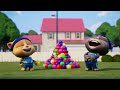 Water Balloon Battle | Talking Tom Shorts | Cartoons for Kids | WildBrain Zoo