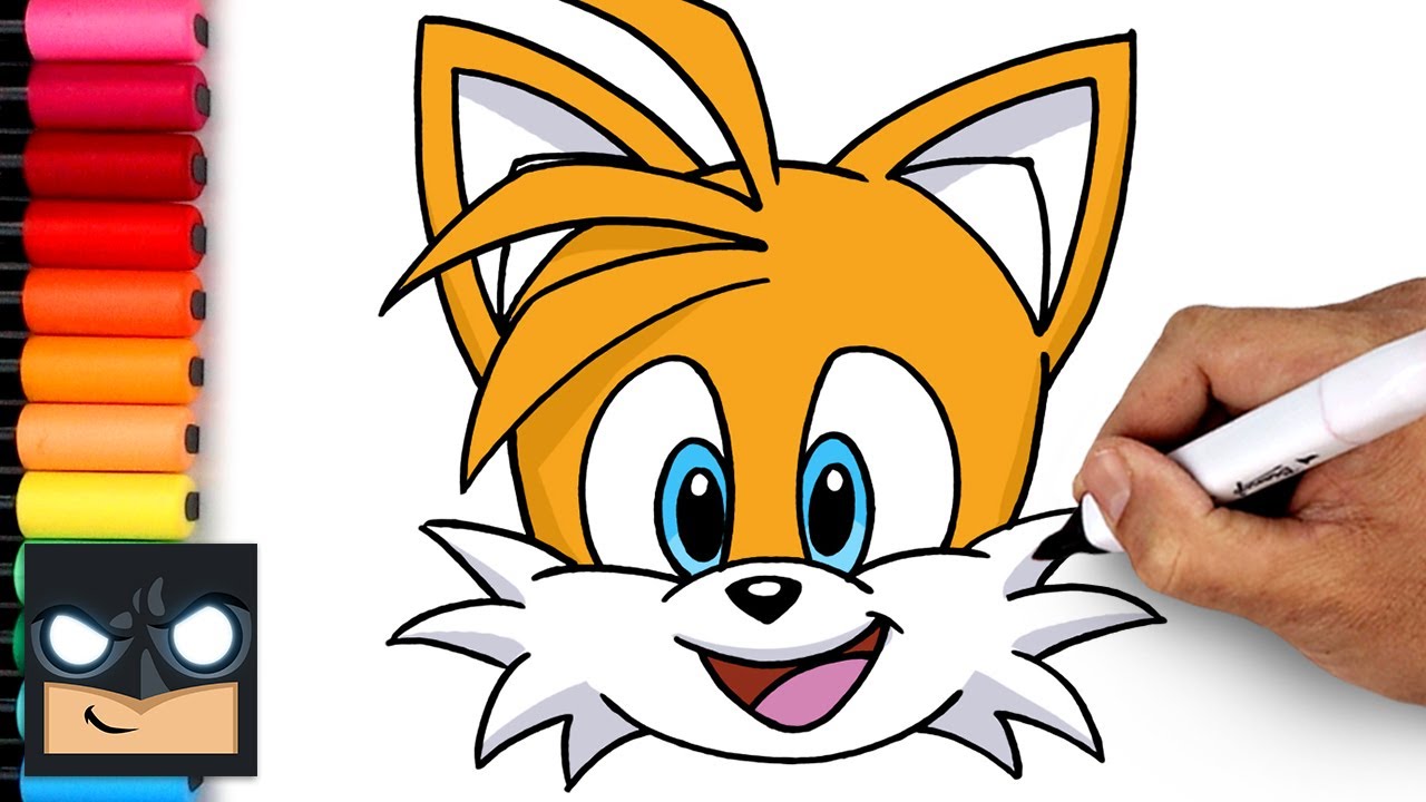 How to Draw Tails Step 13  Drawings, Easy drawings, How to draw sonic