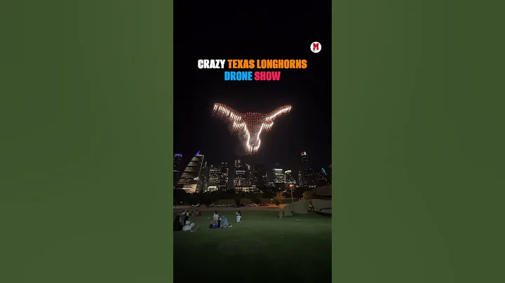 Wild drone show over Austin wrapping up Texas' first day in the SEC! 🎆 #LongHorns #Texas #HookEm