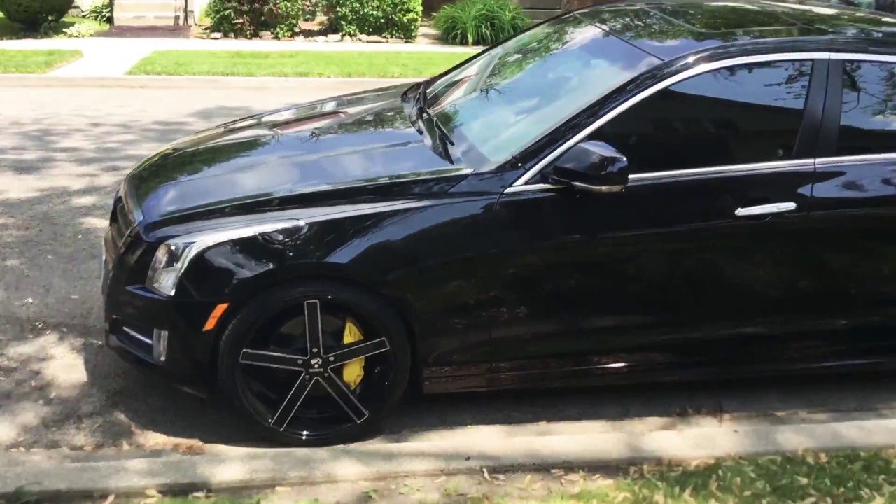 Cadillac ATS on 20’s and yellow calipers YouTube