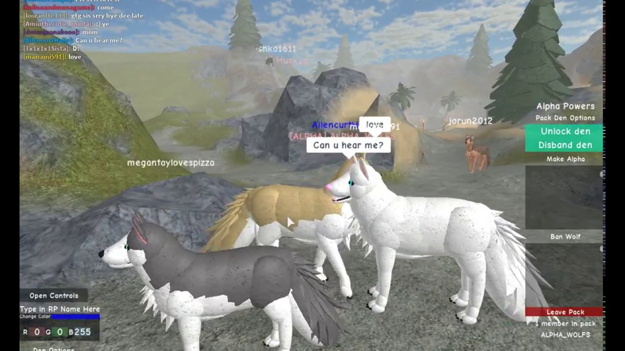 Игры роблокс волки