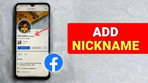 How To Add A Nickname on Facebook Profile next to your Name - Full Guide