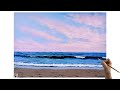 Acrylic painting tutorial beach how to paint a beach for beginners beach painting tutorial acrylic