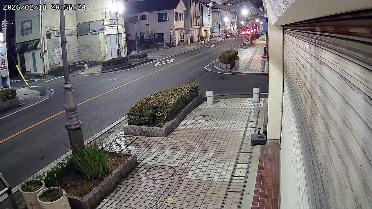 三重県津市西丸之内伊賀街道ライブカメラ Mie Tsu Nishimarunouti Live Camera.world.cam