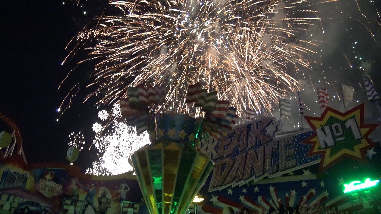 Break Dance No.1 - Kinzler (Offride/Feuerwerk) Rheinkirmes Düsseldorf 2017