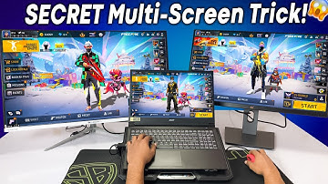 INSANE Multi-Screen Setup on Laptop! Gaming + Editing + Live Streaming Using USB to Dual HDMI